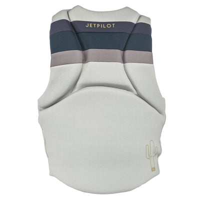 Rear view of the Jetpilot's Shaun Murray Signature Vest Silver colorway photo.
